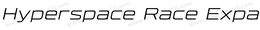 Hyperspace Race Expanded Bold字体转换